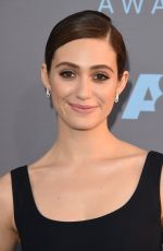 EMMY ROSSUM at Critics’s Choice Awards 2016 in Santa Monica 01/17/2016