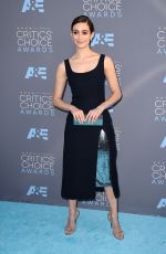 EMMY ROSSUM at Critics’s Choice Awards 2016 in Santa Monica 01/17/2016