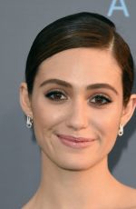 EMMY ROSSUM at Critics’s Choice Awards 2016 in Santa Monica 01/17/2016