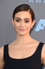 EMMY ROSSUM at Critics’s Choice Awards 2016 in Santa Monica 01/17/2016