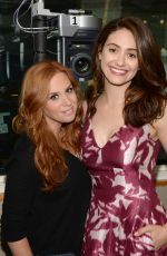 EMMY ROSSUM at SiriusXM Studios in New York 01/07/2016