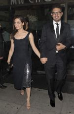 EMMY ROSSUM Leaves Mr Chow Restaurant in Beverly Hills 01/17/2016