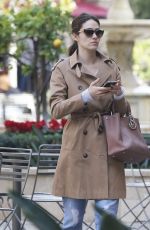 EMMY ROSSUM Out and About in Beverly Hills 01/13/2016