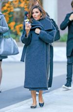 EVA LONGORIA Out and About in New York 01/04/2016