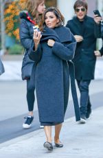 EVA LONGORIA Out and About in New York 01/04/2016