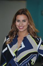 FERNE MCCANN Leaves ITV Studios in London 01/22/2016