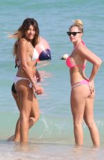 FRANCESCA BRAMBILLA in Bikini at a Beach Miami 01/09/2016