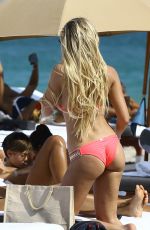 FRANCESCA BRAMBILLA in Bikini at a Beach Miami 01/09/2016