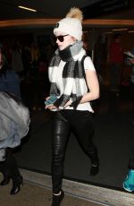 FRANCESCA EASTWOOD at LAX Airport in Los Angeles 01/26/2016