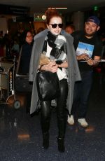 FRANCESCA EASTWOOD at LAX Airport in Los Angeles 01/26/2016