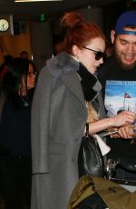 FRANCESCA EASTWOOD at LAX Airport in Los Angeles 01/26/2016
