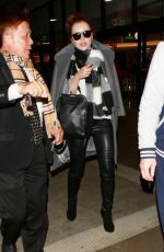 FRANCESCA EASTWOOD at LAX Airport in Los Angeles 01/26/2016