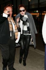 FRANCESCA EASTWOOD at LAX Airport in Los Angeles 01/26/2016