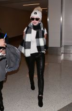 FRANCESCA EASTWOOD at LAX Airport in Los Angeles 01/26/2016