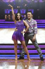 FRANKIE SANDFORD on the Set of Strictly Come Dancing 01/22/2016
