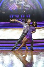FRANKIE SANDFORD on the Set of Strictly Come Dancing 01/22/2016