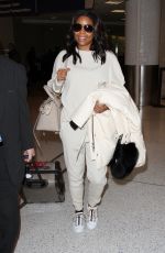 GABRIELLE UNION at Los Angeles International Airport 01/26/2016