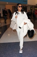 GABRIELLE UNION at Los Angeles International Airport 01/26/2016