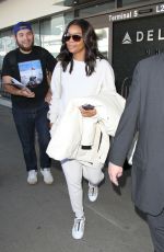 GABRIELLE UNION at Los Angeles International Airport 01/26/2016