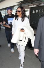 GABRIELLE UNION at Los Angeles International Airport 01/26/2016