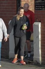 GEMMA ATKINSON Leaves a Gym in Manchester 01/28/2016