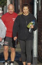 GEMMA ATKINSON Leaves a Gym in Manchester 01/28/2016