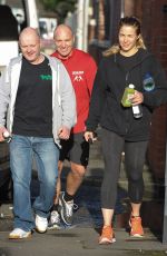GEMMA ATKINSON Leaves a Gym in Manchester 01/28/2016
