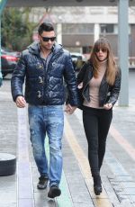 GEORGIA MAY FOOTE and Giovanni Pernice Out in Birmingham 01/23/2016