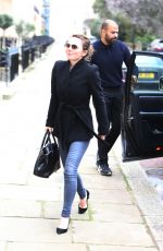 GERI HALLIWELL Out and About in London 01/26/2016