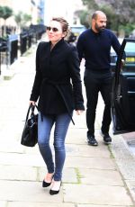 GERI HALLIWELL Out and About in London 01/26/2016