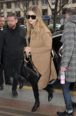 GIGI HADID Arrives at George V Hotel in Paris 01/19/2016