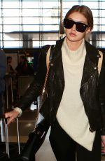 GIGI HADID Arrives at Los Angeles International Airport 01/15/2016