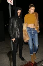 GIGI HADID Arrives at Nice Guy in West Hollywood 01/29/2016