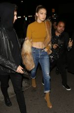 GIGI HADID Arrives at Nice Guy in West Hollywood 01/29/2016
