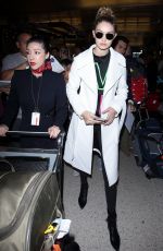 GIGI HADID at LAX Airport in Los Angeles 01/28/2016