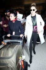 GIGI HADID at LAX Airport in Los Angeles 01/28/2016