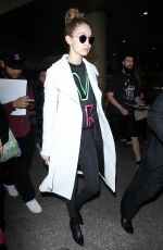 GIGI HADID at LAX Airport in Los Angeles 01/28/2016