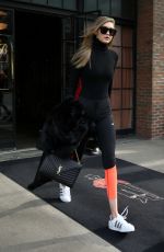 GIGI HADID Leaves Bowery Hotel in New York 01/08/2016