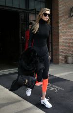 GIGI HADID Leaves Bowery Hotel in New York 01/08/2016