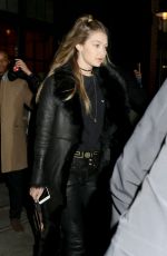 GIGI HADID Night Out in New York 01/05/2016