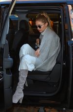 GIGI HADID Out and About in New York 01/04/2016