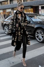 GIGI HADID Out and About in Paris, 01/20/2016