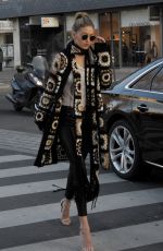 GIGI HADID Out and About in Paris, 01/20/2016