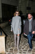 GIGI HADID Shopping at a Chanel Store in Paris 01/25/2016