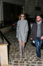 GIGI HADID Shopping at a Chanel Store in Paris 01/25/2016