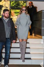 GIGI HADID Shopping at a Chanel Store in Paris 01/25/2016