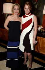 GILLIAN ANDERSON at Avedon by Dior Party in London 01/19/2016