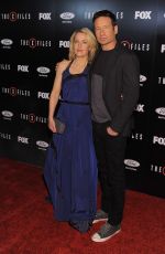 GILLIAN ANDERSON at Season Premiere if The X-Files at The California Science Center 01/12/2016