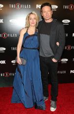 GILLIAN ANDERSON at Season Premiere if The X-Files at The California Science Center 01/12/2016