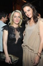 GILLIAN ANDERSON, KATIE HOLMES and NATALIE DORMER at Boa Steakhouse 01/08/2016